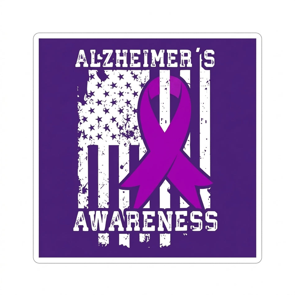 Alzheimer's Awareness Window/Helmet Decal or MAGNET
