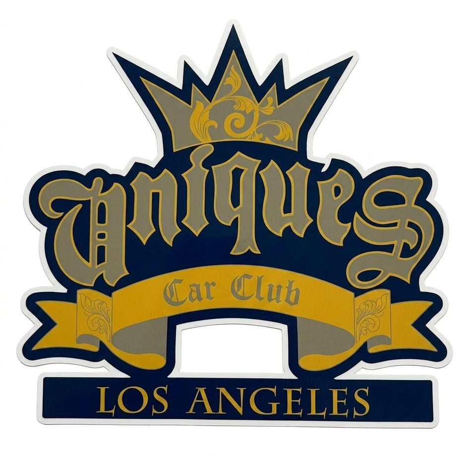 Uniques Car Club Window or Helmet Decal