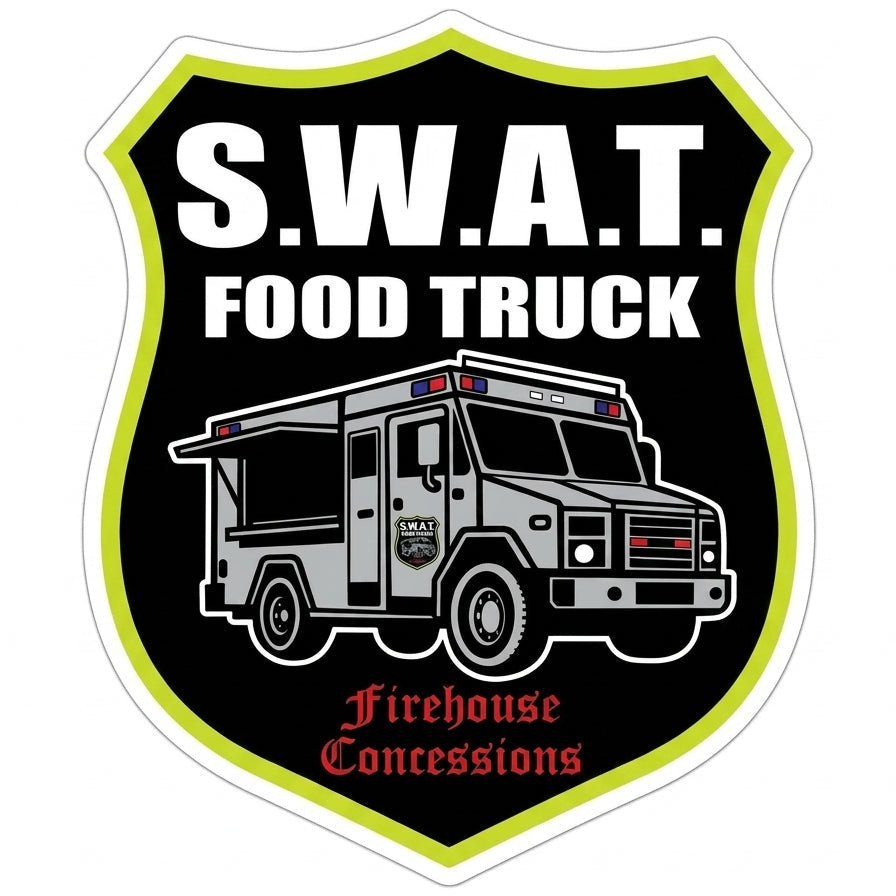 SWAT Food Truck Window/Helmet Decal or MAGNET