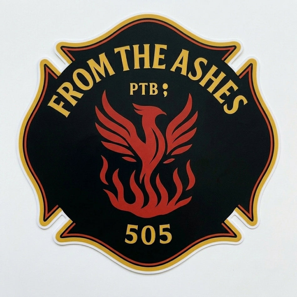 From the Ashes PTB Window/Helmet Decal or MAGNET