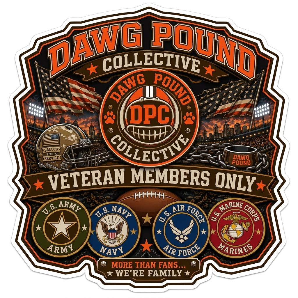 Dawg Pound Collective Customer Decal or Magnet economy non-reflective decal