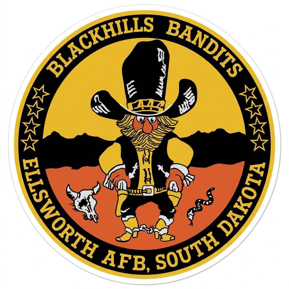 Blackhills Bandits Customer Decal or Magnet (sqd.1)