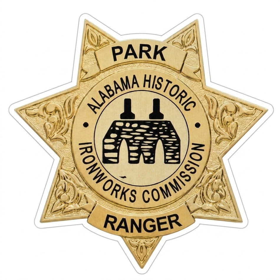 Park Ranger Alabama Historic Customer Decal or Magnet (sqd.1)