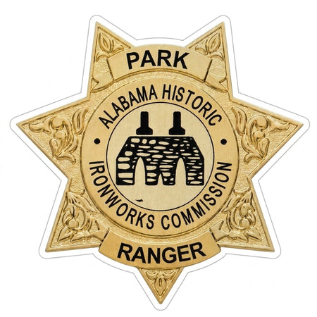 Park Ranger Alabama Historic Customer Decal or Magnet economy non-reflective decal