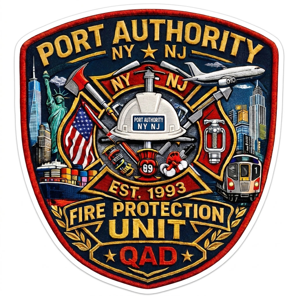 Port Authority Fire Protection Customer Decal or Magnet economy non-reflective decal