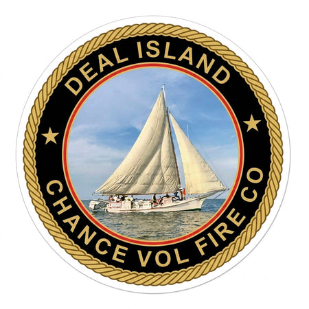 Chance Volunteer Fire Customer Decal or Magnet economy non-reflective decal