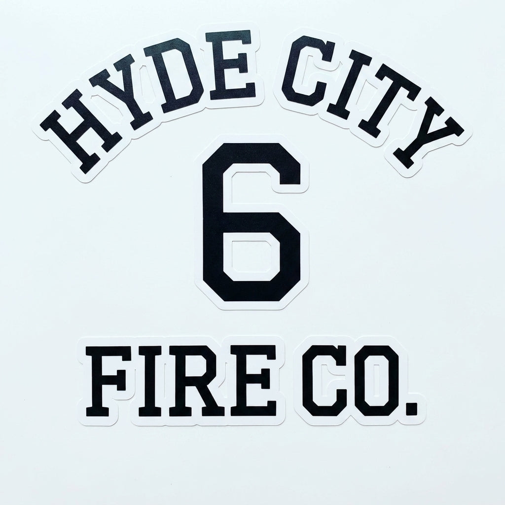 Hyde City Fire Company Customer Decal or Magnet economy non-reflective decal