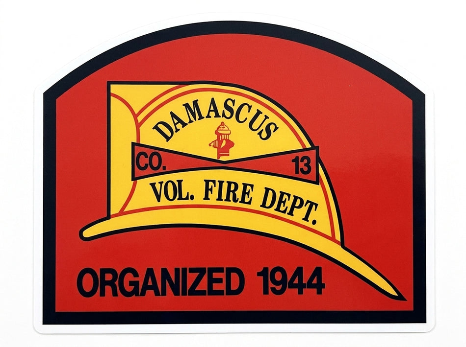 Damascus Volunteer Fire Customer Decal or Magnet (sqd.1)