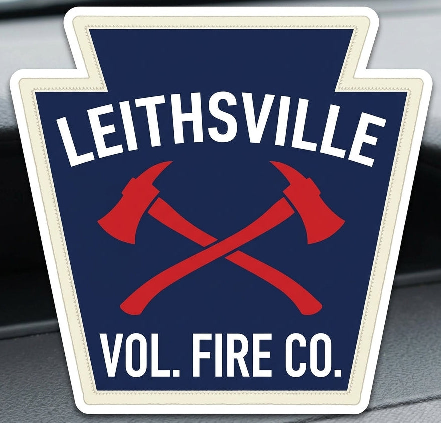 Leithsville Vol. Fire Company Window/Helmet Decal or MAGNET