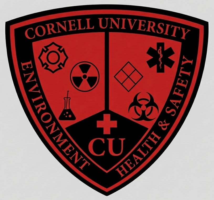 Cornell University Logo Helmet Window/Helmet Decal or MAGNET
