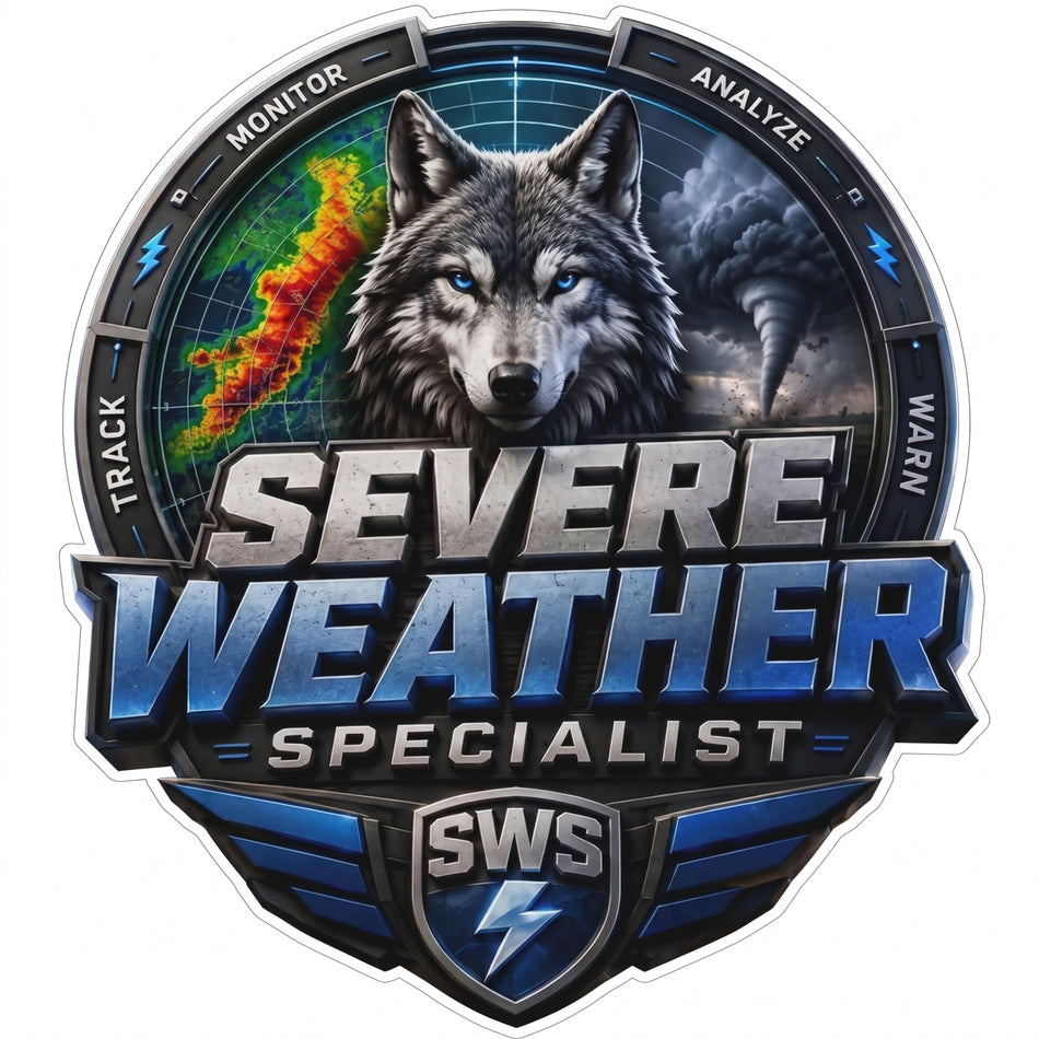 Severe Weather Specialist Customer Decal or Magnet (sqd.1)
