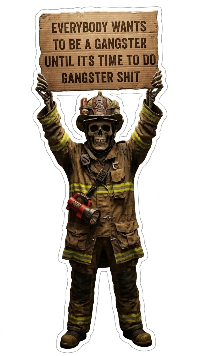 It's time to do Gangster Shit Customer Decal or Magnet (sqd.1)
