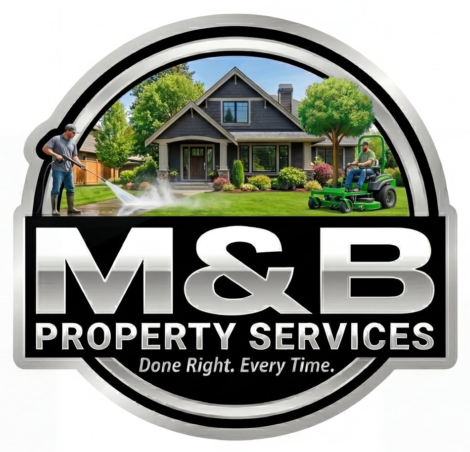M&B Property Services Helmet Window/Helmet Decal or MAGNET