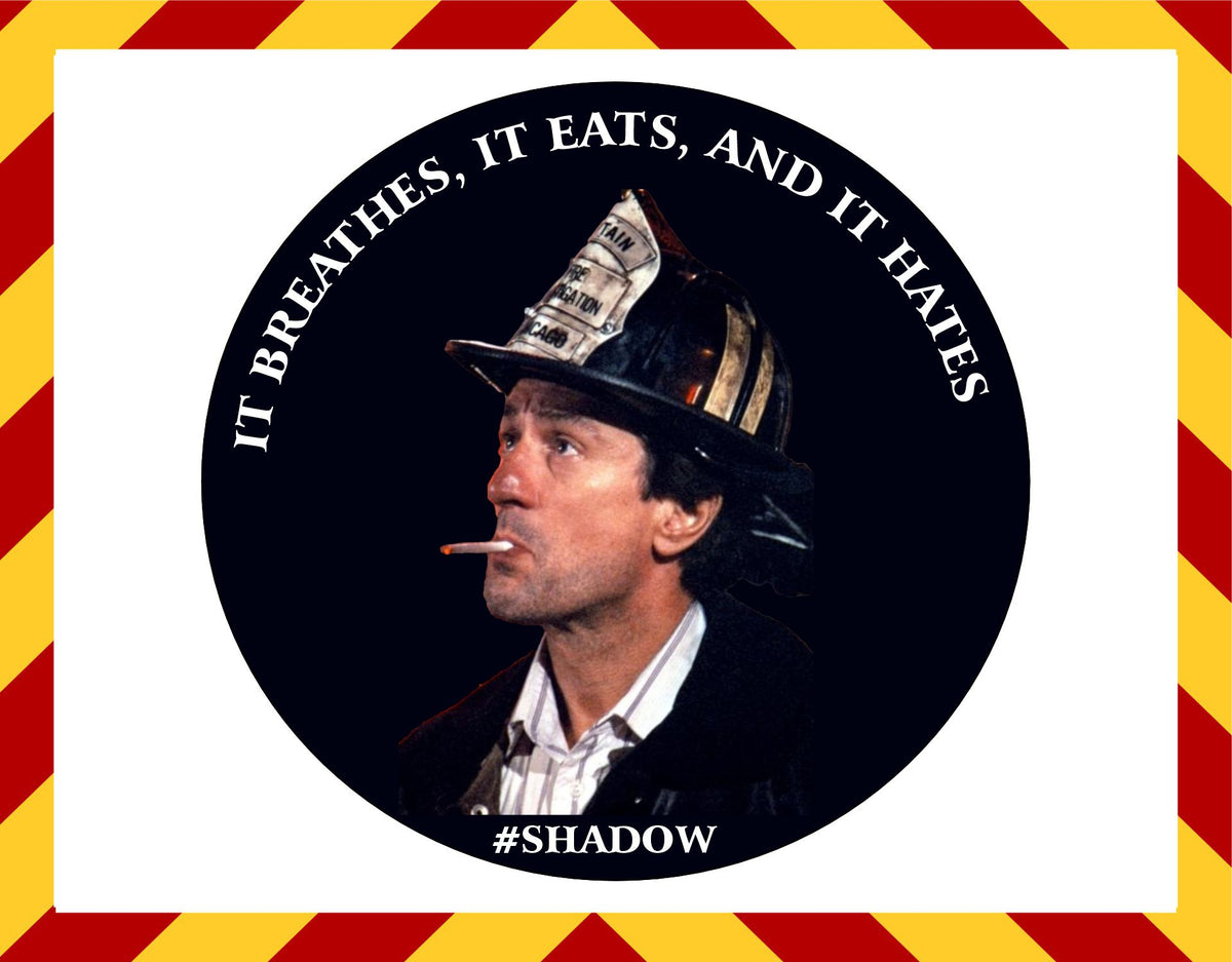 Shadow Customer It Breathes Eats Hats Fire Shadow Customer Decal – Powercall Sirens LLC