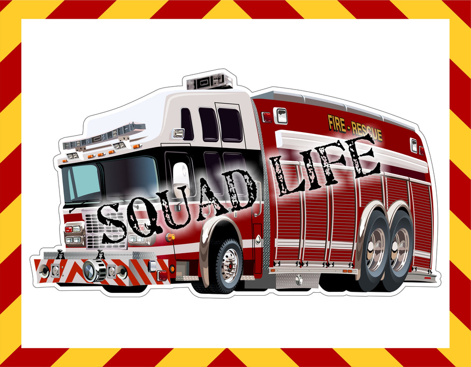 Rescue Squad Life Customer Decal (Customizable)