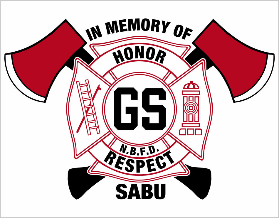 In Memory of SABU Maltese Axe Customer Decal