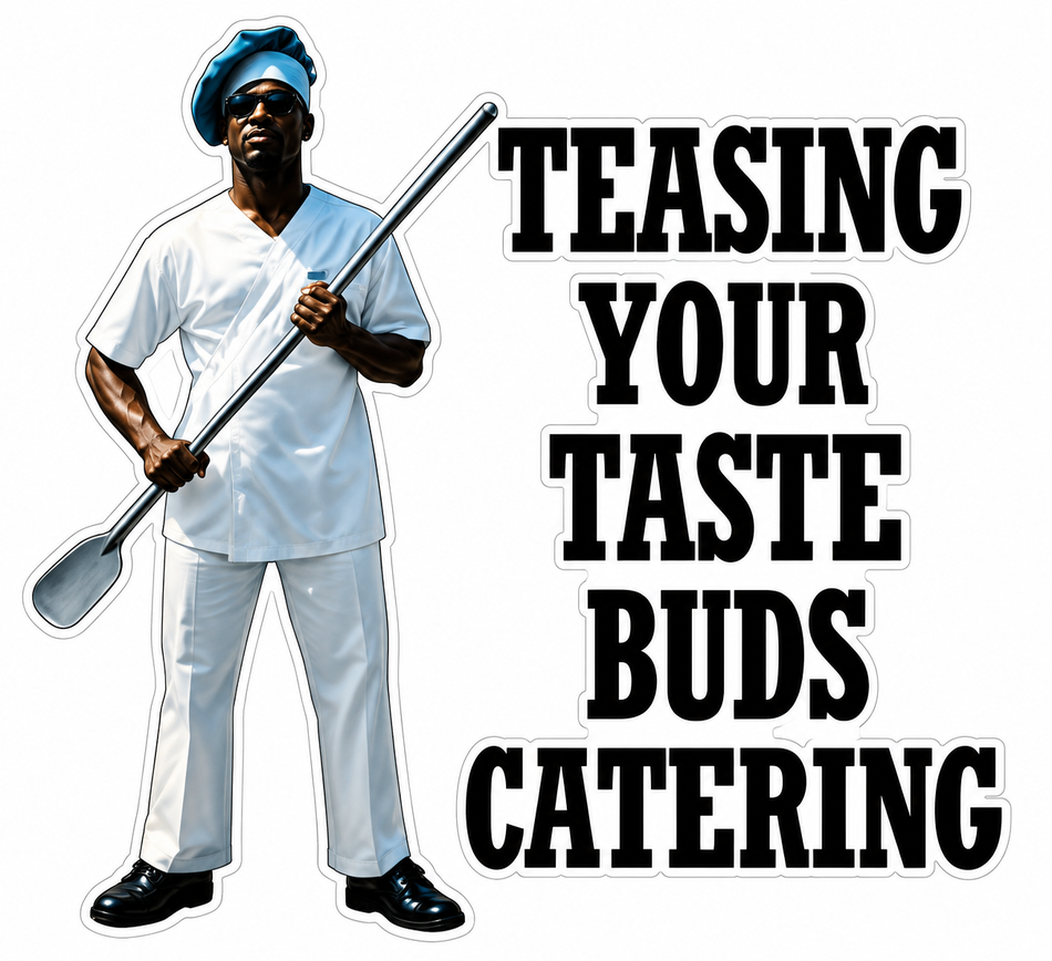 Teasing your taste buds Customer Decal – Economy Bulk Decals sqd.1