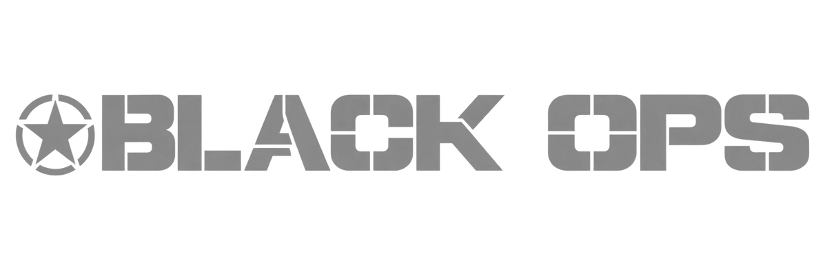 Black Ops Die Cut PREMIUM Customer Window or Helmet Decal (rct.1)