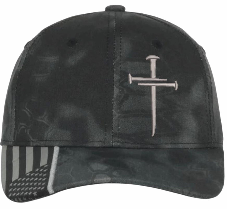 Christian Cross Hat Adjustable Typhoon Hat with Rooted in Christ Christmas Ornament - Faith Hat Christianity Jesus Hat