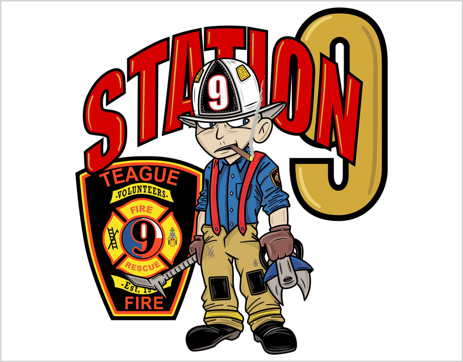 Station 9 Teague Fire Customer Decal