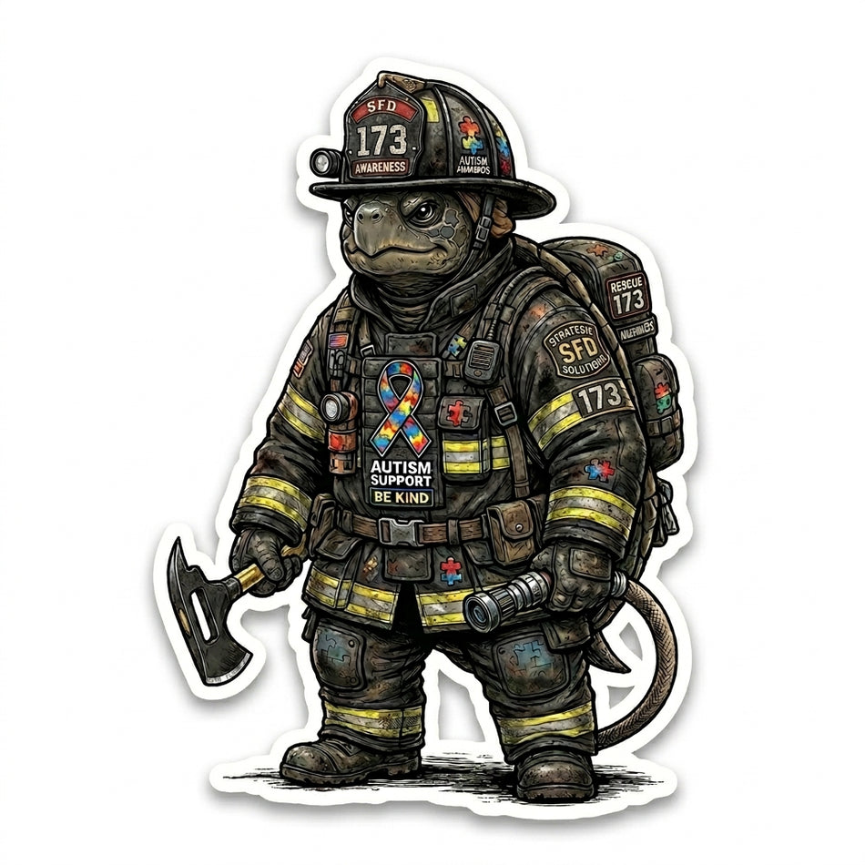 Tactical SFD 173 Turtle Window/Hardhat Decal
