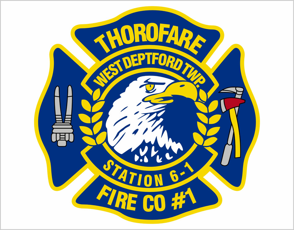 Thorofare Fire Company #1 Customer Decal