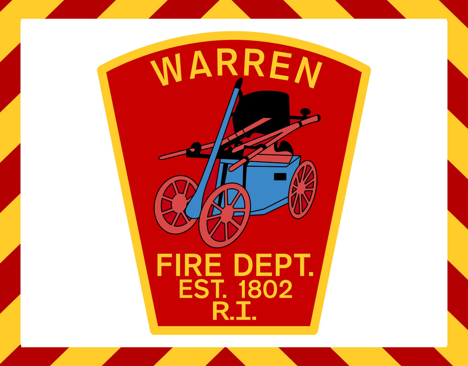 Warren Fire  EST 1802 Customer Decal