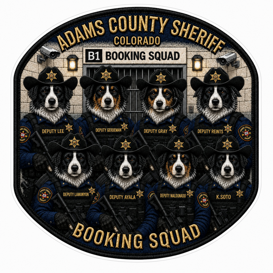 Adams County Sheriff Customer Decal or Magnet (sqd.1)