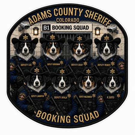 Adams County Sheriff Customer Decal or Magnet economy non-reflective decal