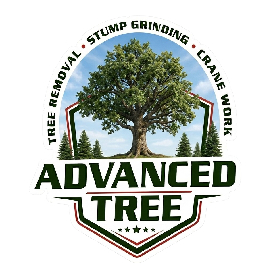 Advanced Tree White Customer Decal or Magnet (sqd.1)