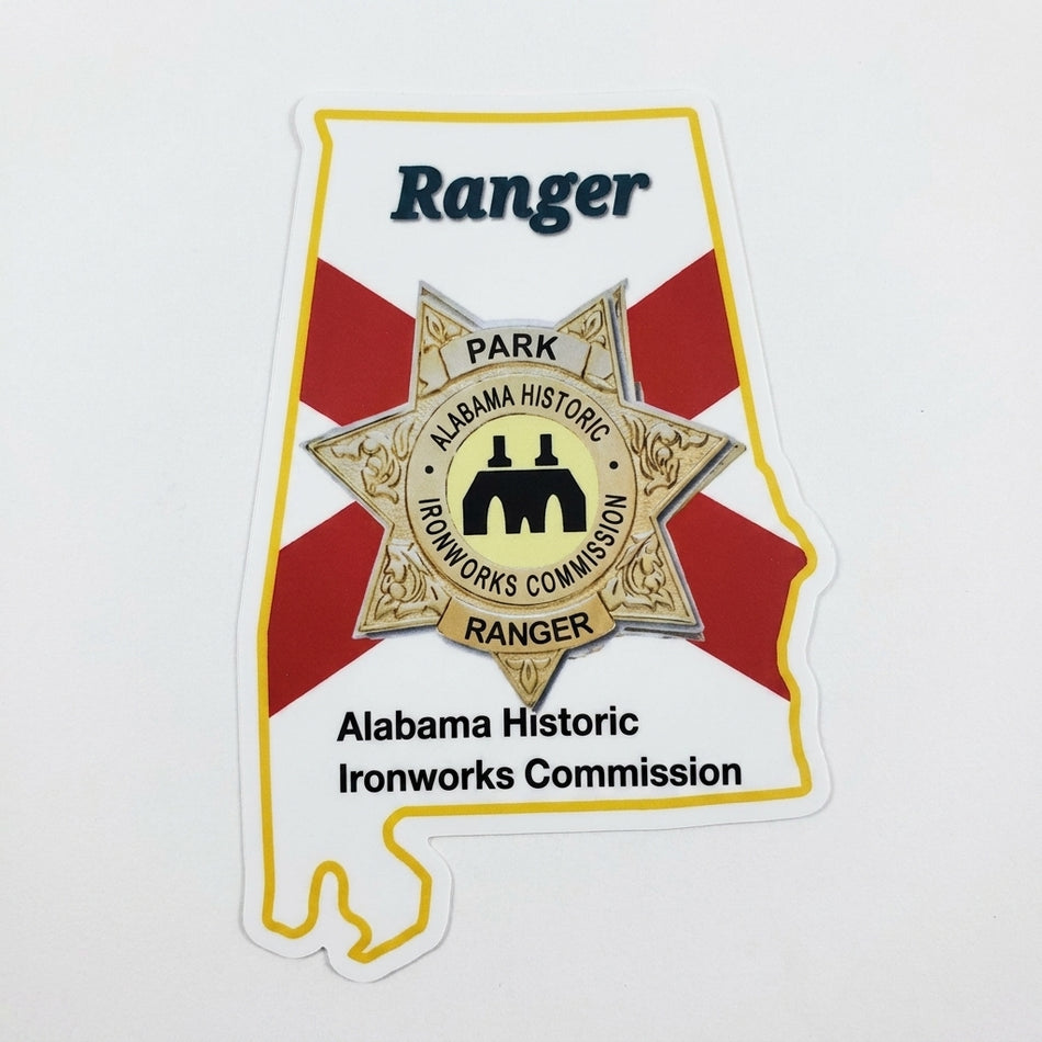 Alabama Historic Ranger Window/Helmet Decal or MAGNET