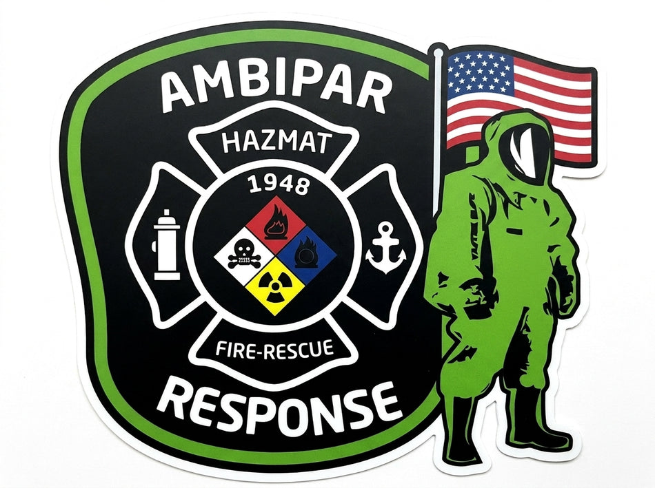 Ambipar Hazmat Response Window/Helmet Decal or MAGNET