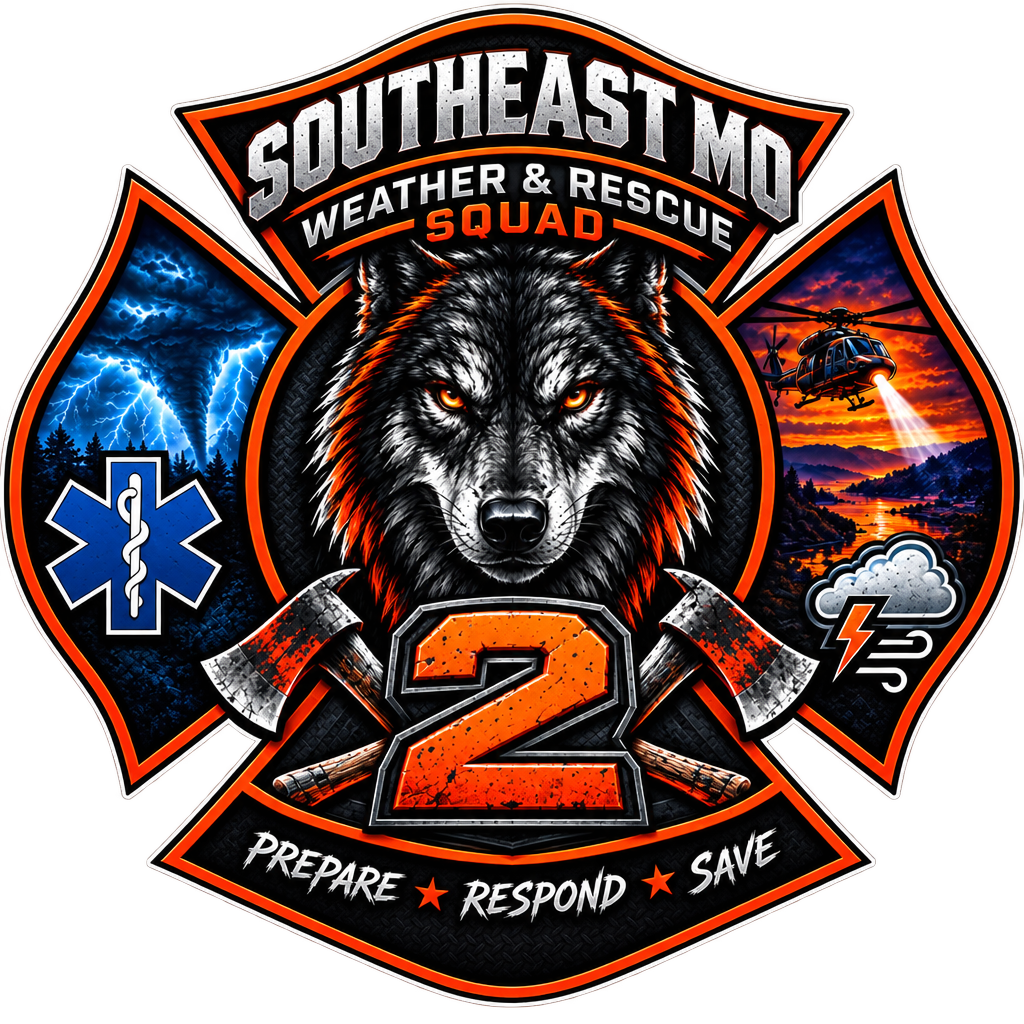 Southeast MO Weather & Rescue Squad 2 Emblem