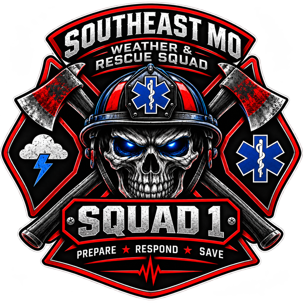 Southeast MO Weather & Rescue Squad 1 Emblem