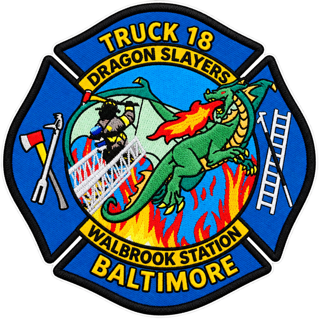 Truck 18 Dragon Slayers Walbrook Station Baltimore