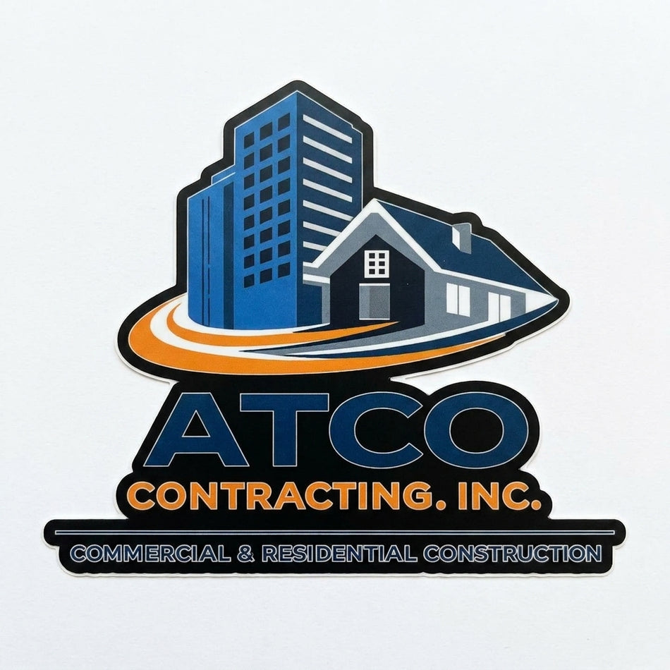 ATCO Contracting Inc. Window/Helmet Decal or MAGNET