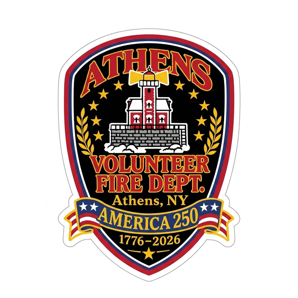 Athens Volunteer Fire Customer Decal or Magnet (sqd.1)