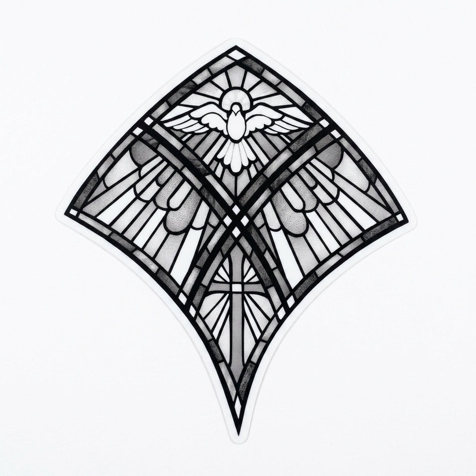 Bird Glass Picture Window/Helmet Decal or MAGNET (sqd.1)