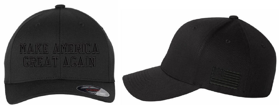 Make America Great Again Blackout Flex Fit Hat