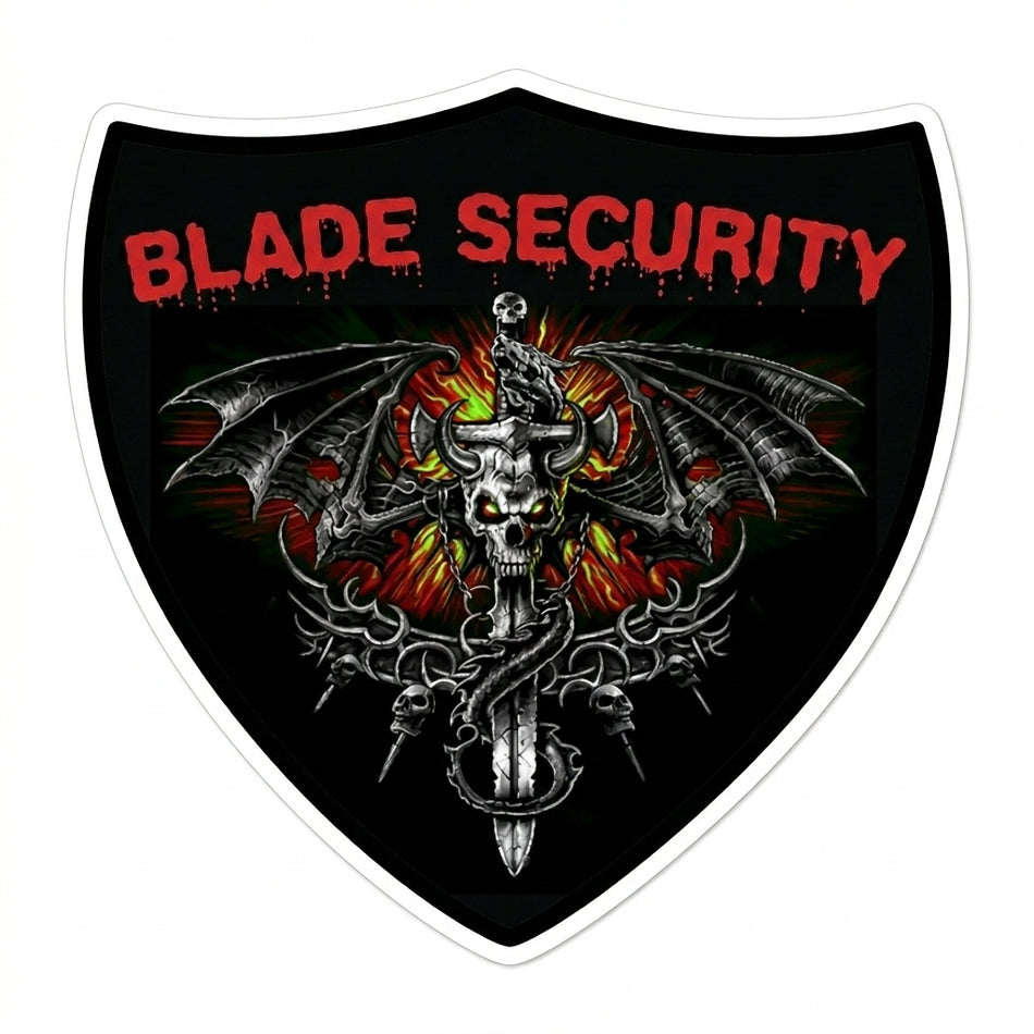 Blade Security Window/Helmet Decal or MAGNET (sqd.1)