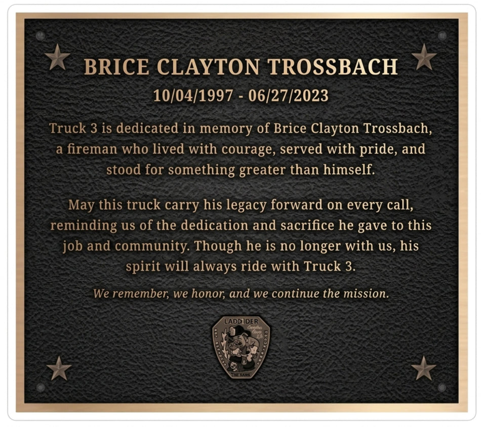 Brice Clayton Trossbach Window or Helmet Decal