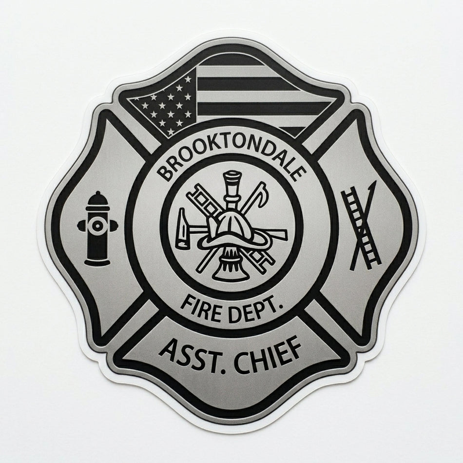 Brooktondale AC Maltese Window/Hardhat Decal (sqd.1)