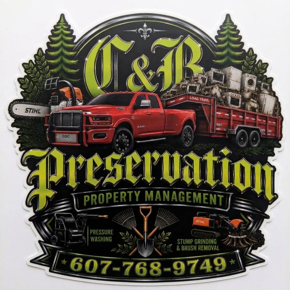 C&B Preservation Customer Decal or Magnet (sqd.1)