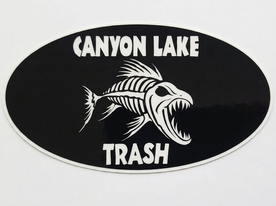 Canyon Lake Trash Window or Helmet Decal (rctd.1)
