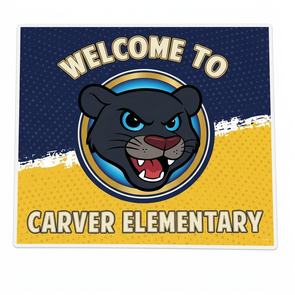 Carver Elementary Window/Hardhat Decal
