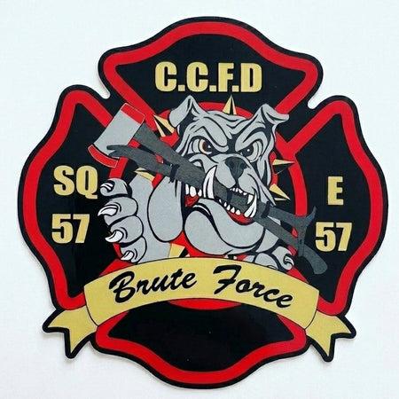 CCFD Brute Force Customer Decal or Magnet economy non-reflective decal