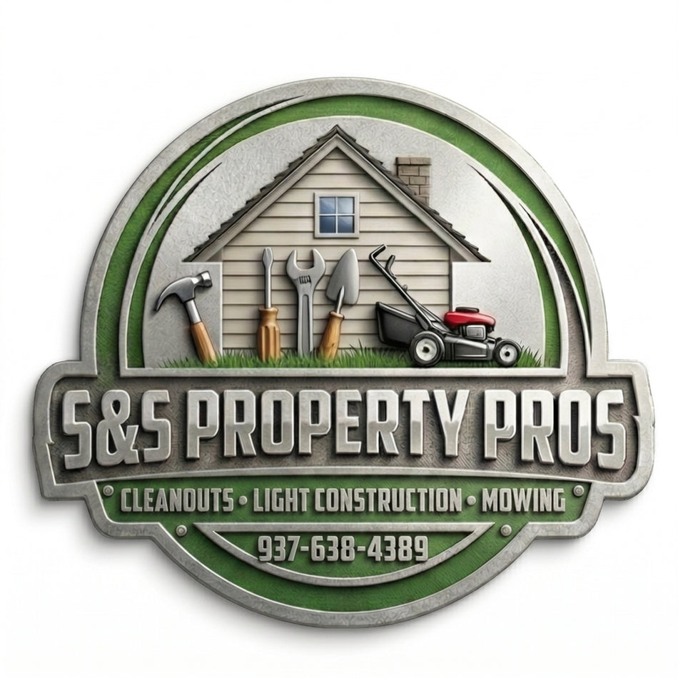 S&S Property Pros Customer window/Hardhat Decal