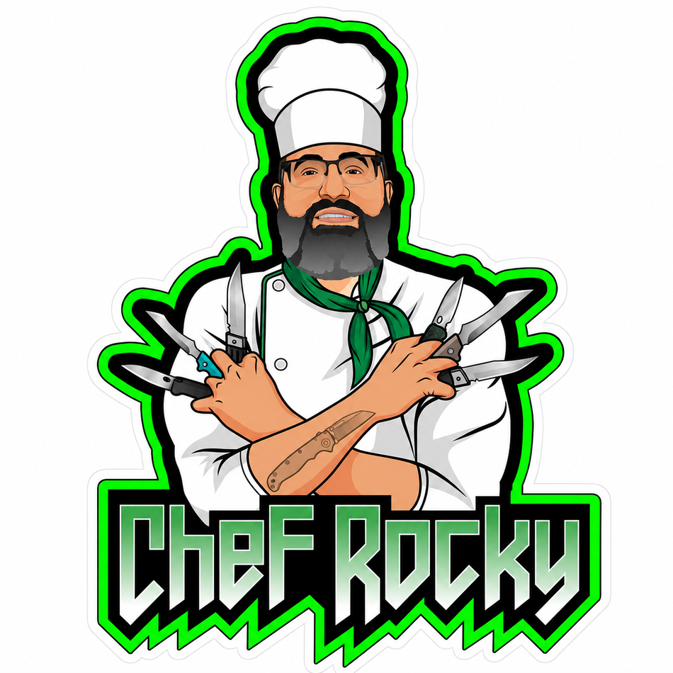 Chef Rocky Customer Decal – Economy Bulk Decals sqd.1