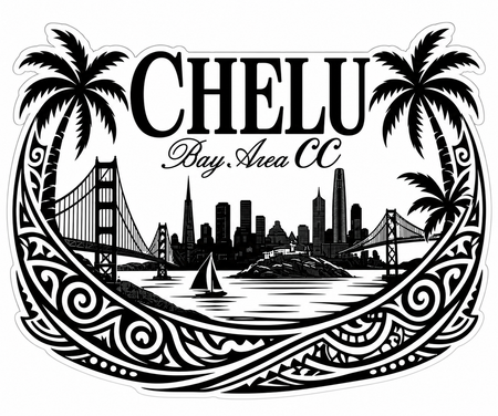 Chelu Bay Are Window or Helmet Decal economy bulk decal