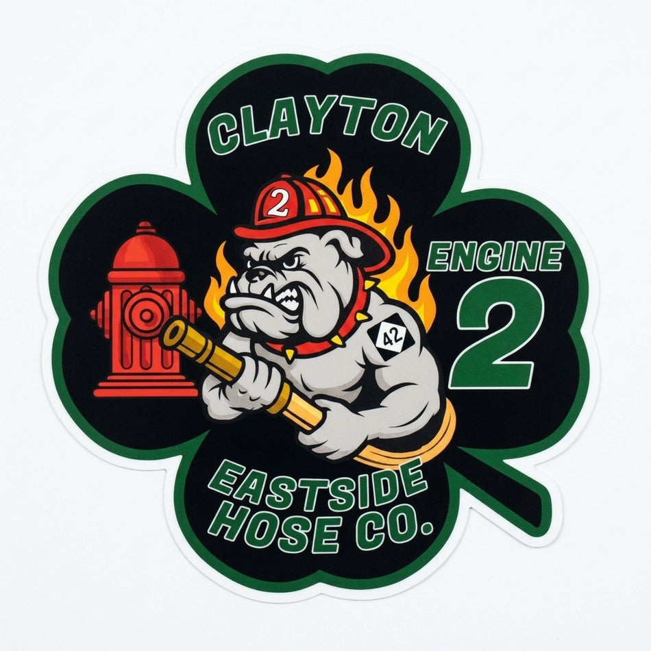 Clayton Engine 2 Window/Hardhat Decal (sqd.1)